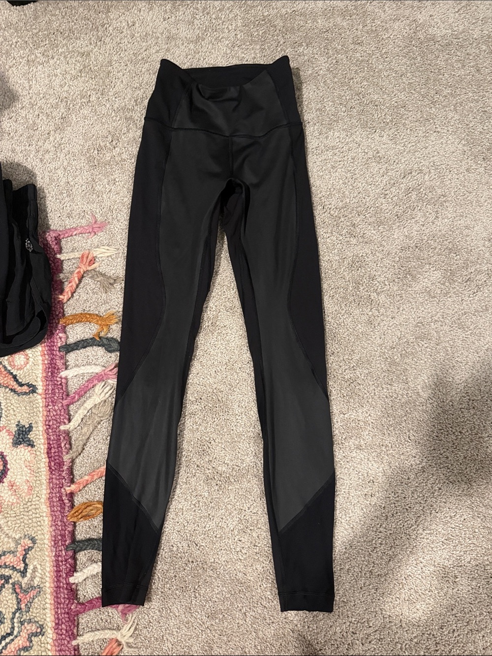 Lululemon High-Waisted Black Athletic Leggings